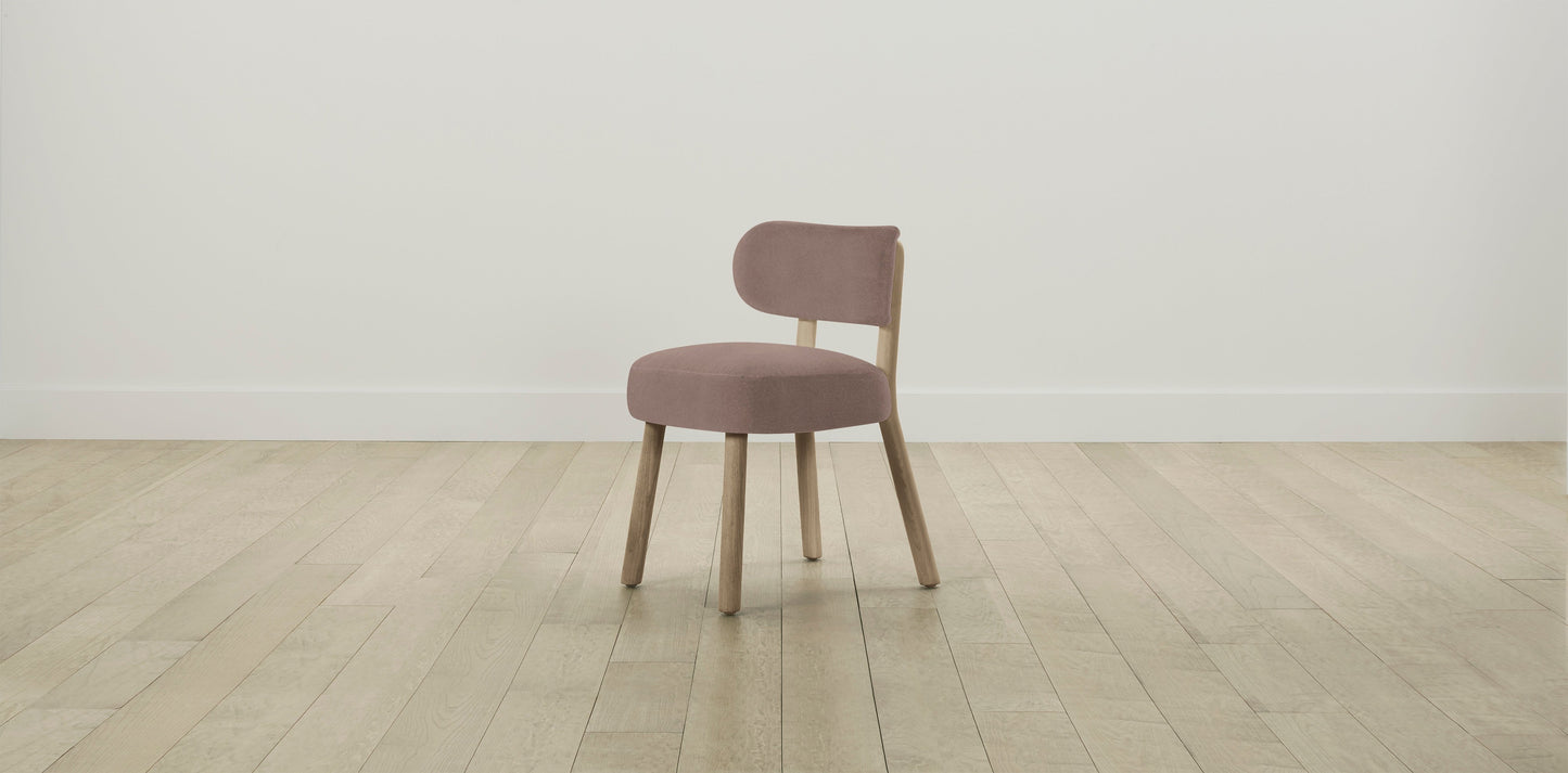 The Jane - Mohair Peony Dining Chair