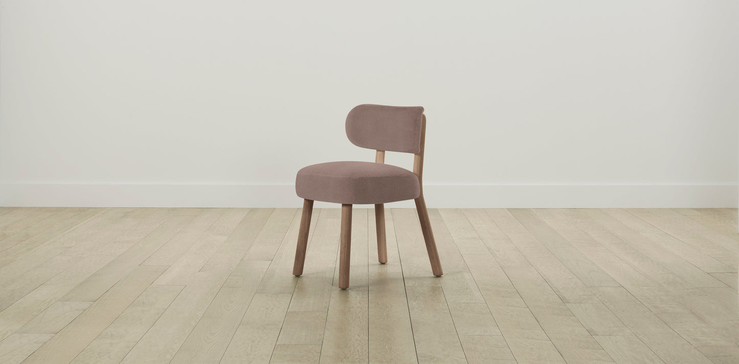 The Jane - Mohair Peony Dining Chair