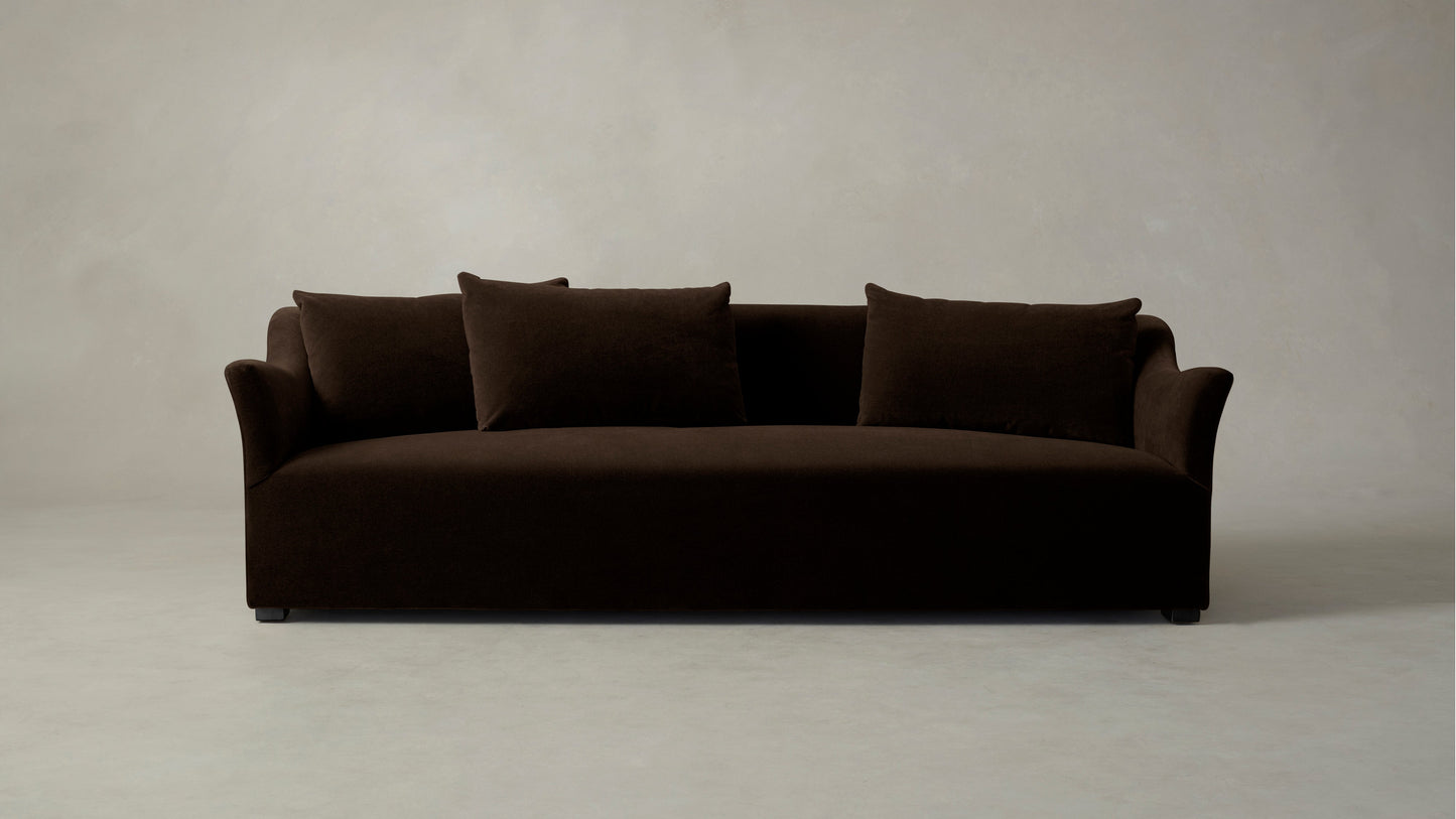The Lenox - Mohair Chocolate Sofa
