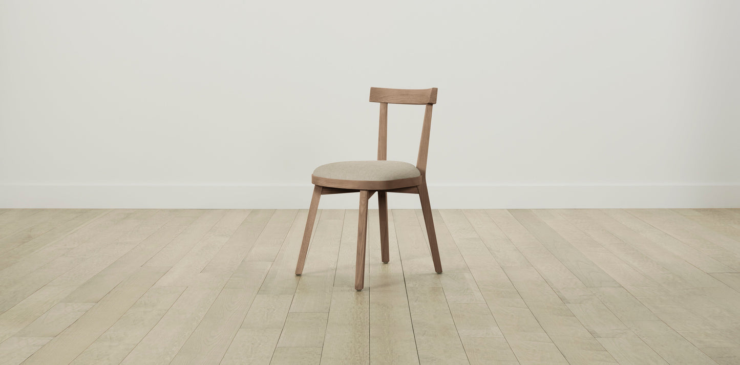 The Allen  - Belgian Linen Alder Dining Chair