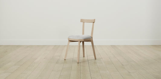 The Allen  - Performance Textured Tweed Dove Dining Chair