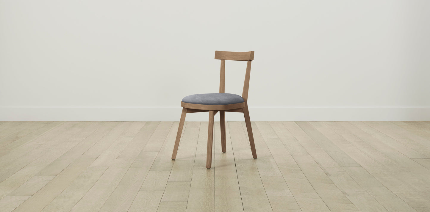 The Allen  - Performance Velvet Lunar Dining Chair