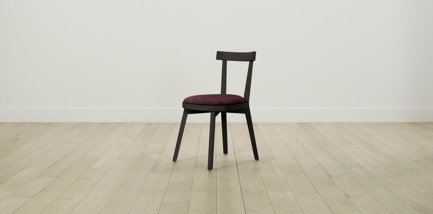 The Allen  - Performance Velvet Merlot Dining Chair