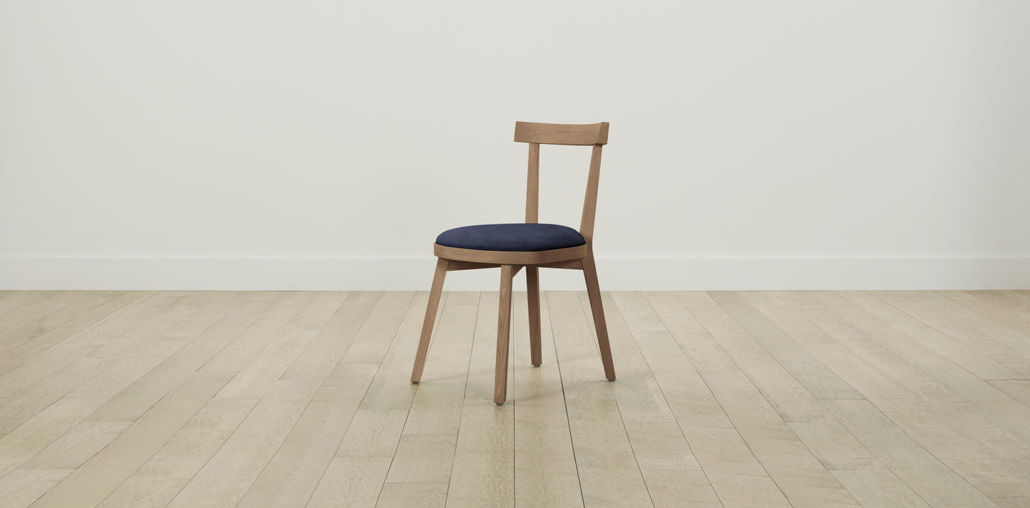 The Allen  - Performance Velvet Midnight Dining Chair