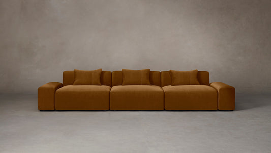 The Breuer Modular  - Mohair Brown Sugar Sofa