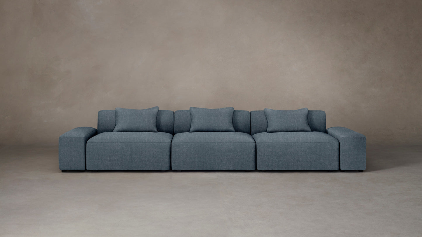 The Breuer Modular  - Performance Stonewashed Linen Chambray Sofa