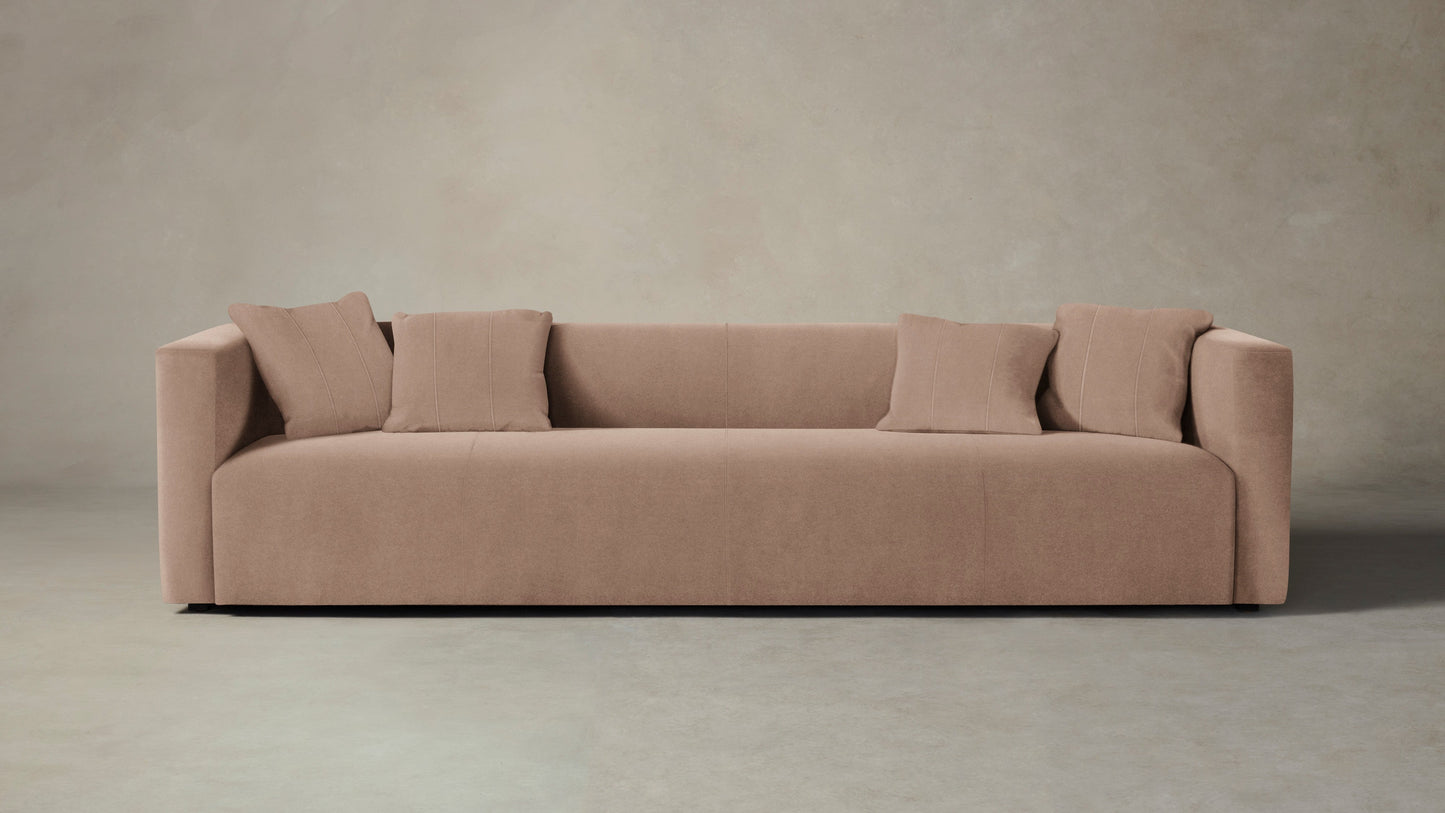 The Breuer  - Performance Velvet Dusty Rose Sofa