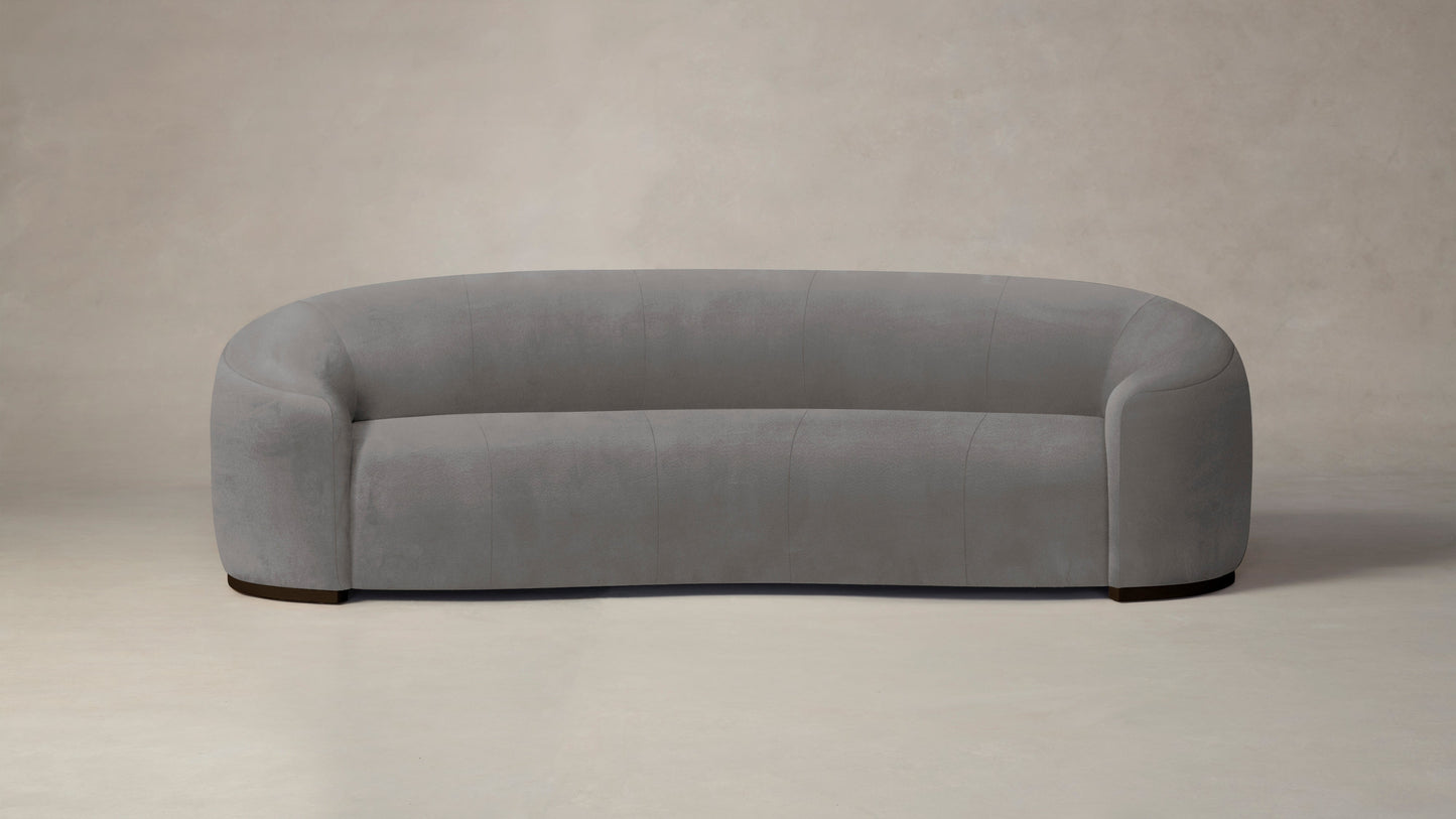 The Chelsea  - Nubuck Leather Asphalt Sofa