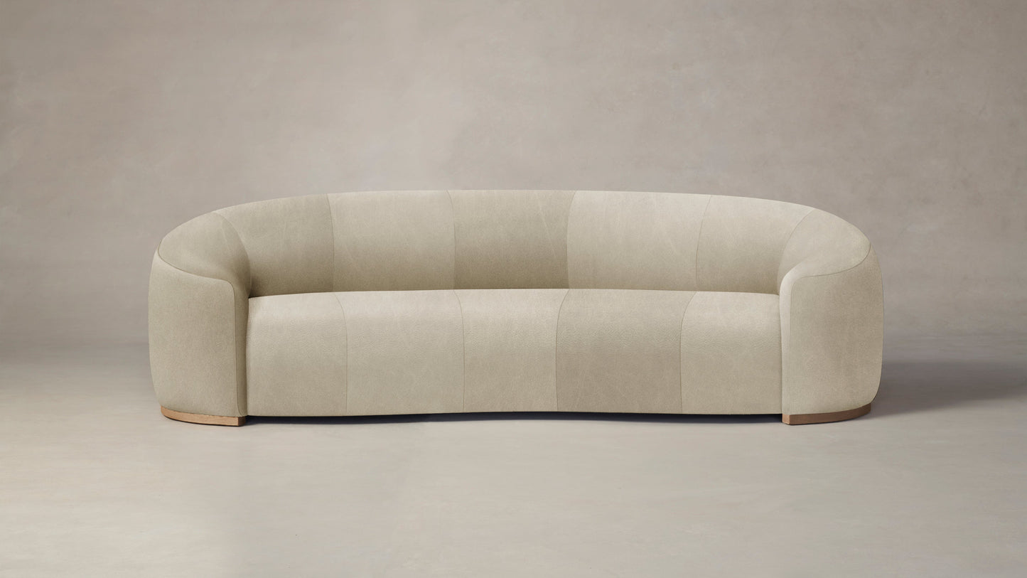 The Chelsea  - Tuscan Leather Bisque Sofa