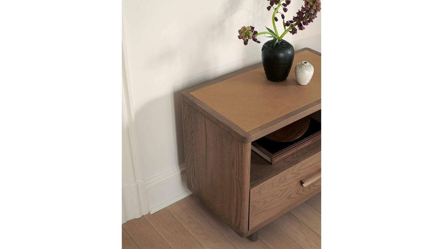 The Clinton  - None None Petite 1-Drawer Nightstand