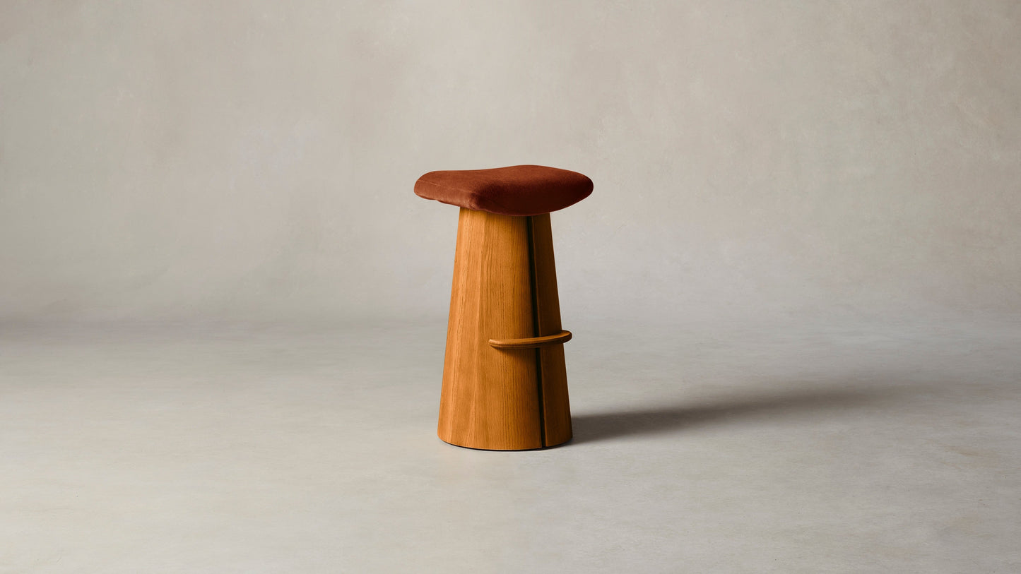 The Weston  - Mohair Spice Bar and Counter Stool